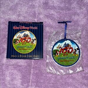 Disney 100 Years of Magic Ornament with Blue and Red Accents